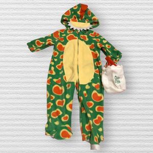 2 pc Infant Halloween Costume DINOSAUR With Dino Egg Bag 12 Month